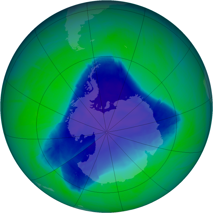 Ozone Map 2008-11-12